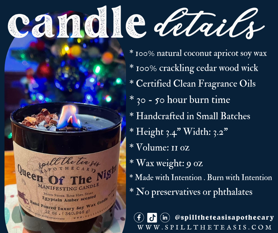 Thunder Only Happens When It Rains Candle | Aloe & Patchouli Manifestation Soy Candle