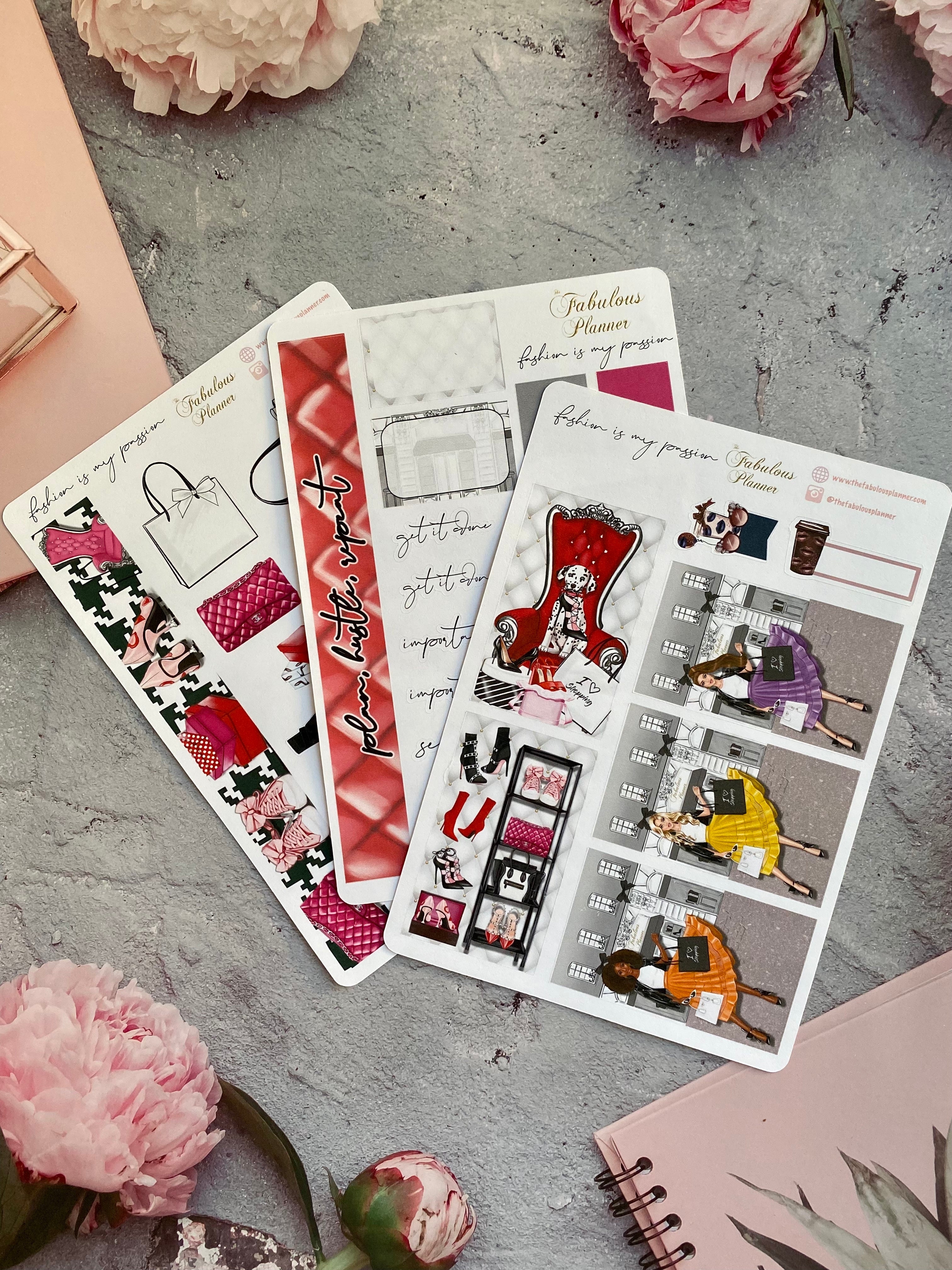 Fashion is my Passion Sticker Kit - 6 Sheets