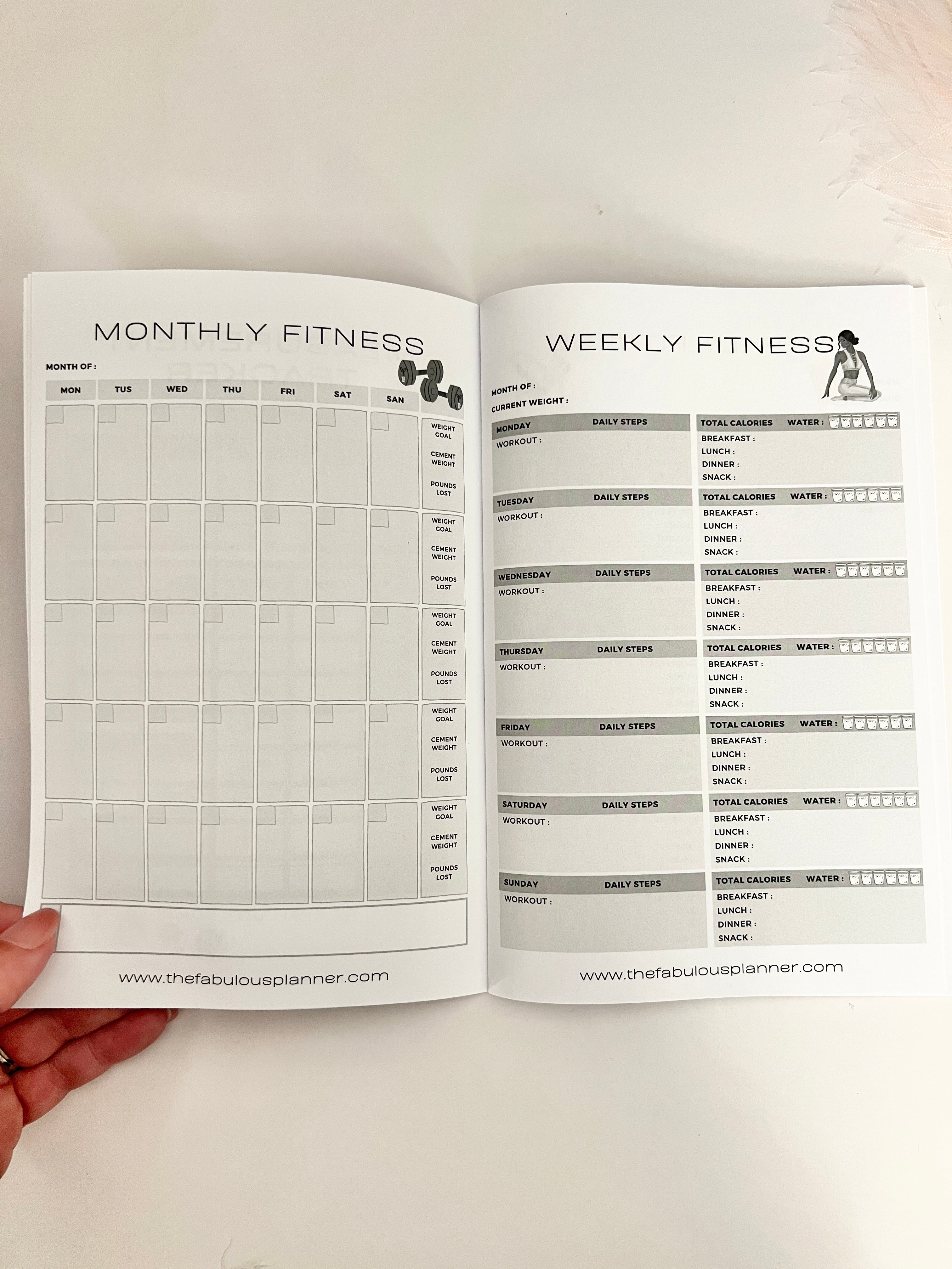 Fitness Workout Soft Cover Journal